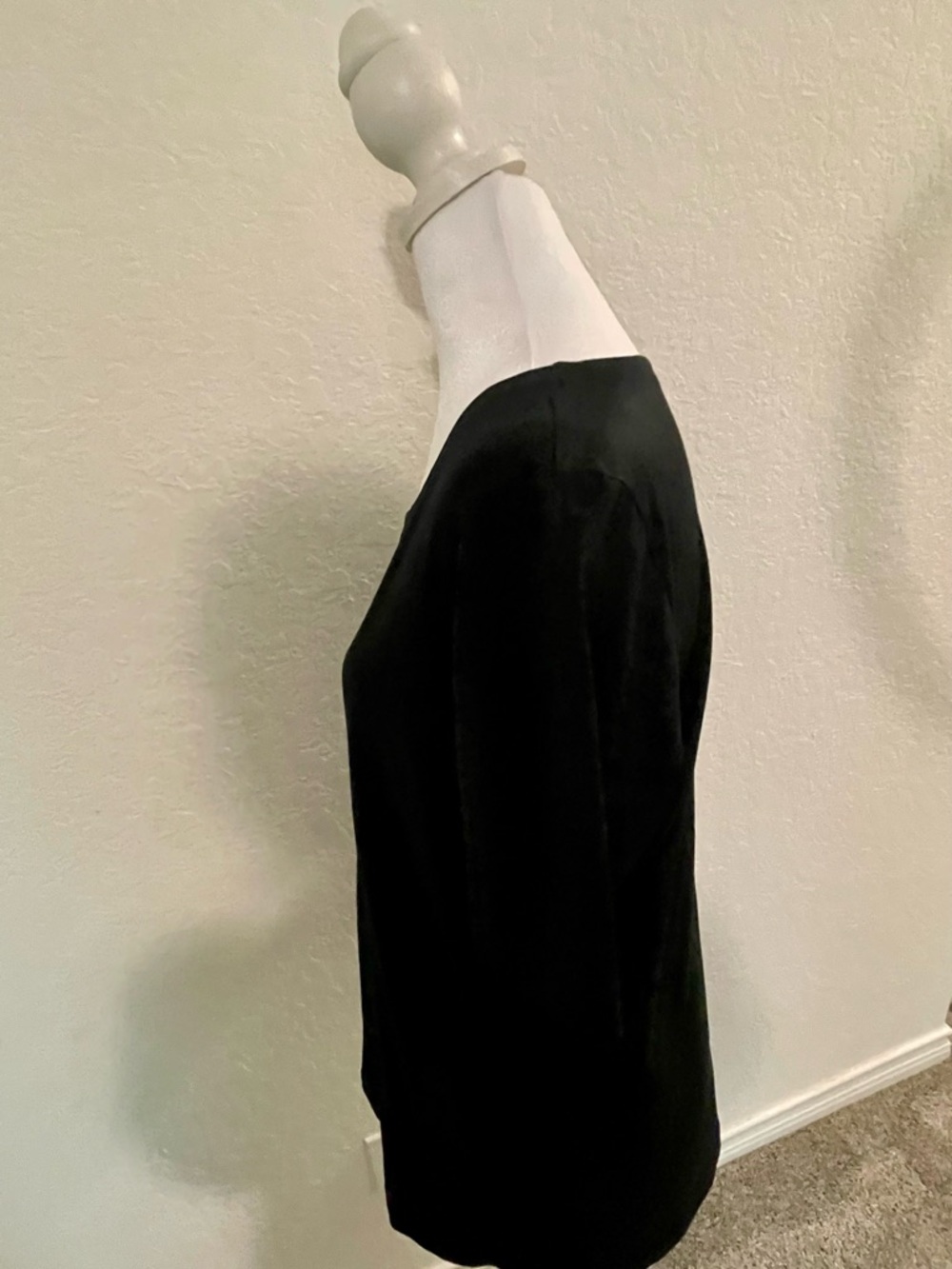 YSL Black Rhinestone Logo Top - Picture 8 of 15
